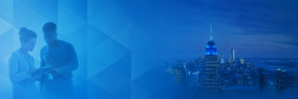 background image with NYC skyline
