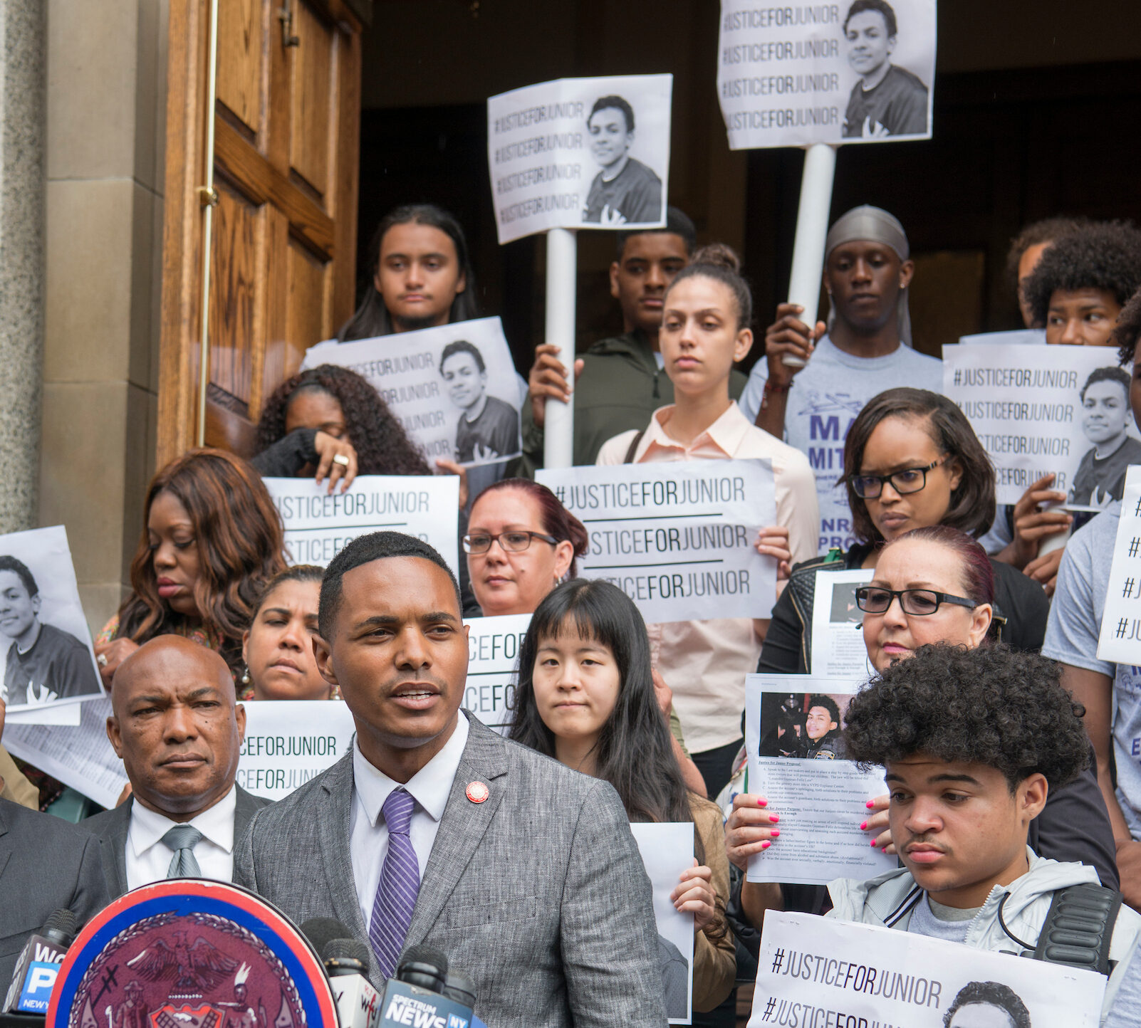 Justice for Junior Wurzweiler press conference