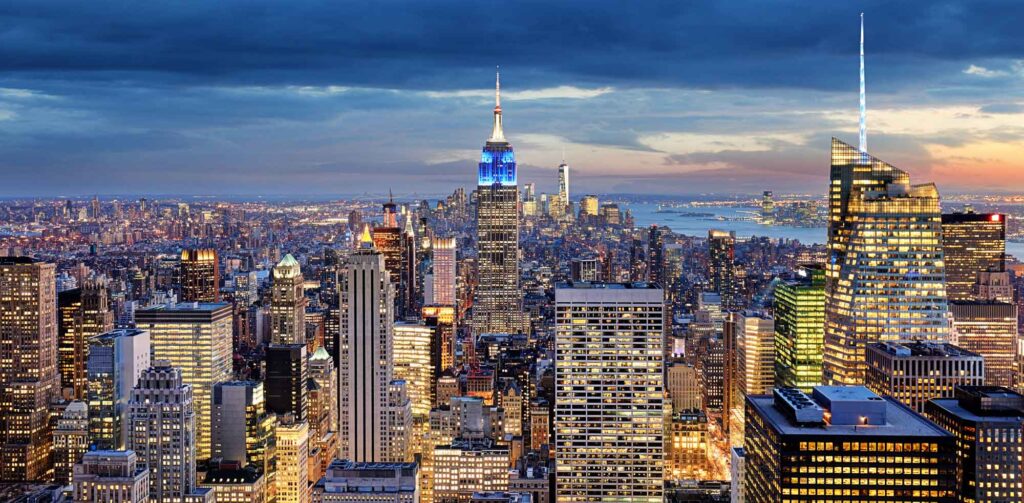 NYC Evening Skyline
