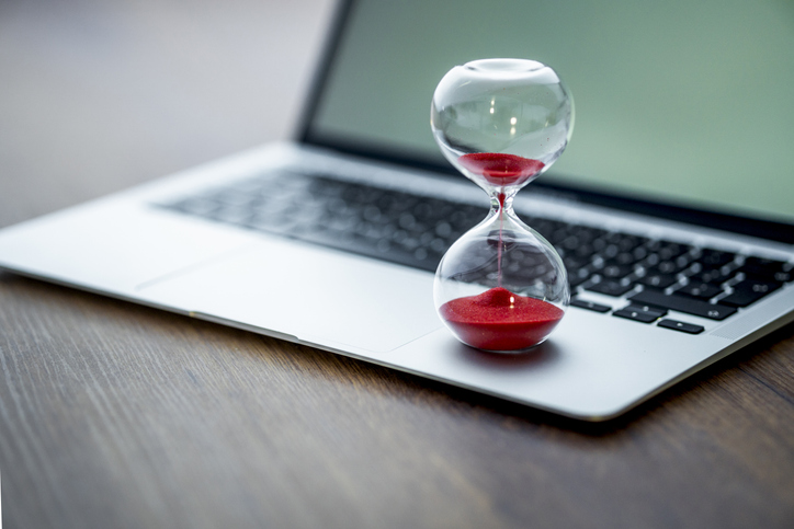 Sand Clock almost out of time